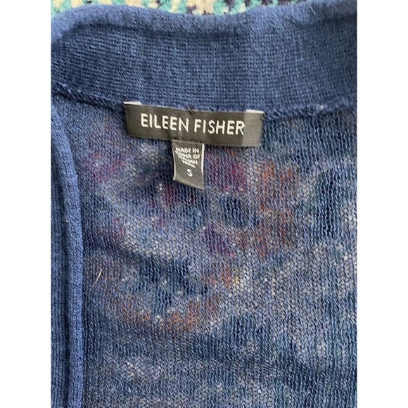 Eileen Fisher Cardigan Women’s Small Open‎ Front 100% Wool Lagenlook Minimal - Picture 5 of 7
